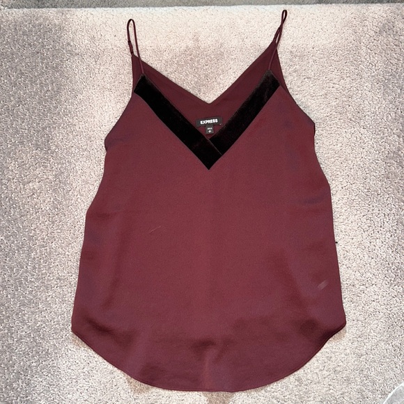 Express maroon camisole blouse - Picture 2 of 5